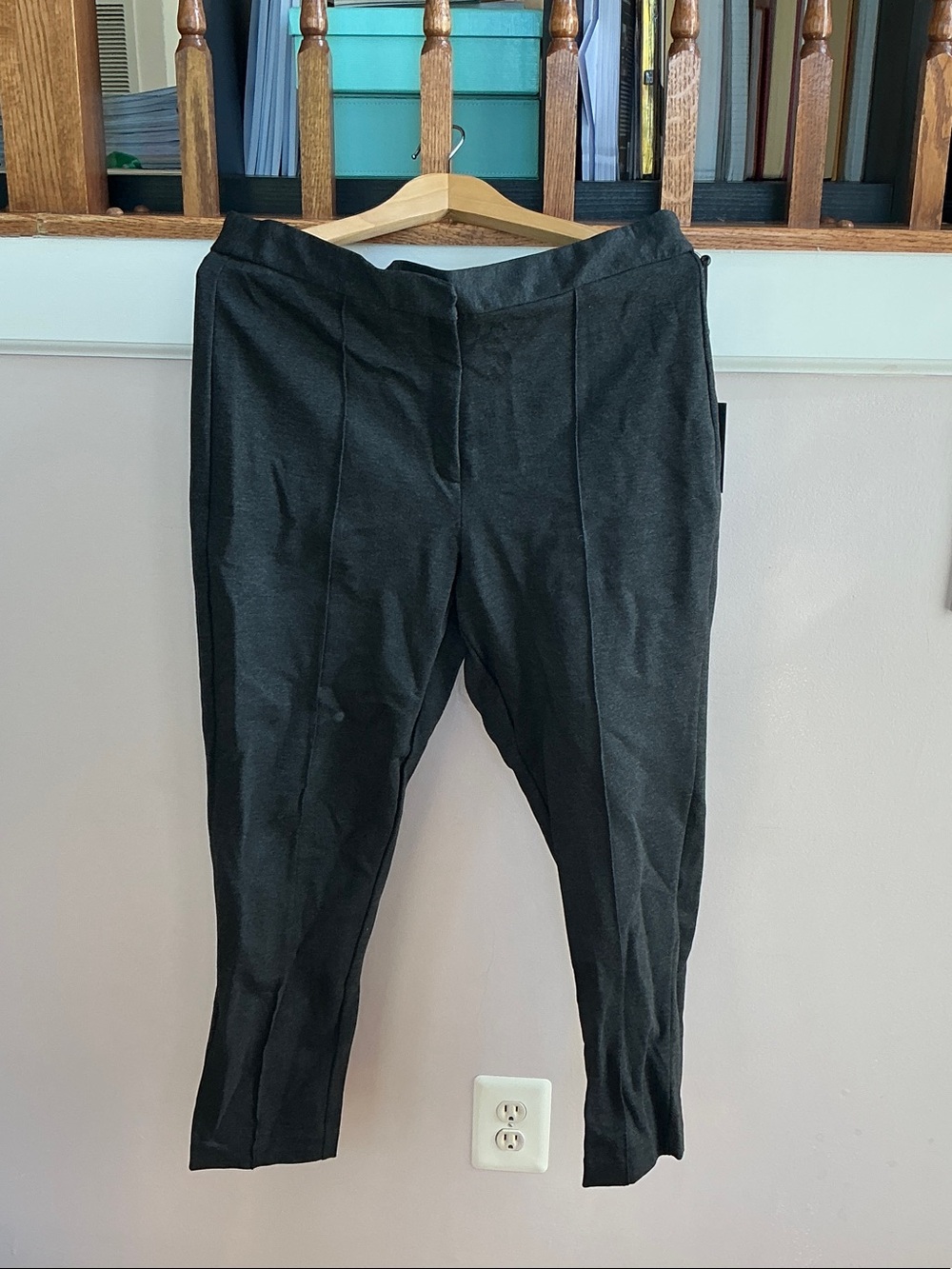 DKNY Black Men's Dress Pants - Slim Taper